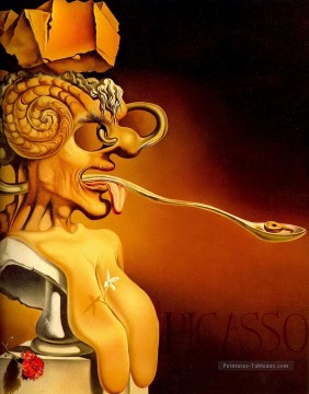 Salvador Dali œuvres - Portrait de Picasso Salvador Dali